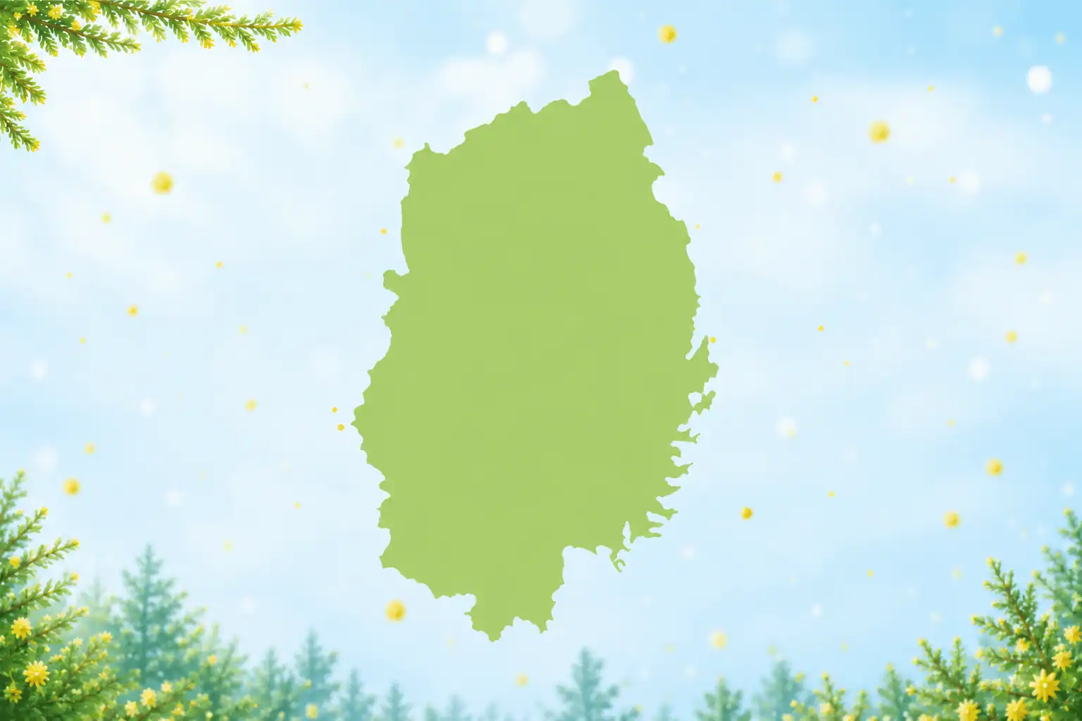 岩手県マップ